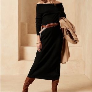 Banana Republic Off The Shoulder Sweater Dress- NWT!